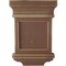 Ekena Millwork 5"W x 3"D x 7"H Santa Fe Wood Vintage Decor Corbel, Weathered Brown CORWD05X03X07SFBR - alternate 2